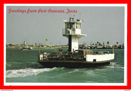 CPSM/gf PORT ARANSAS (Etats-Unis)  The Ferry Boats, Animé...H388 - Other & Unclassified