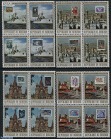 Burundi 1977 October Revolution 4x4v [+], Mint NH, History - Transport - Russian Revolution - Stamps On Stamps - Ships.. - Timbres Sur Timbres