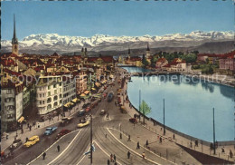 11847922 Zuerich Limmatquai Und Alpen Zuerich - Sonstige & Ohne Zuordnung