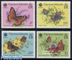 Cayman Islands 1990 Expo, Butterflies 4v, Mint NH, Nature - Butterflies - Cayman Islands