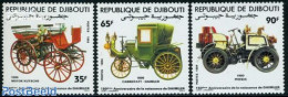 Djibouti 1984 G. Daimler 3v, Mint NH, Transport - Automobiles - Coches