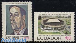 Ecuador 1994 National Culture House 2v, Mint NH - Equateur