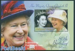 Falkland Islands 2006 Elizabeth II 80th Birthday S/s, Mint NH, History - Kings & Queens (Royalty) - Case Reali