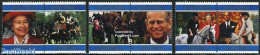 South Georgia / Falklands Dep. 1997 Golden Wedding 3x2v [:], Mint NH, History - Nature - Kings & Queens (Royalty) - Ho.. - Koniklijke Families