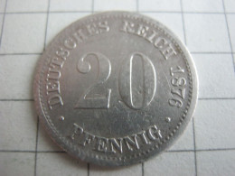 Germany 20 Pfennig 1876 F - 20 Pfennig