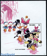 Gambia 1994 Easter, Disney S/s, Mickey & Minnie, Mint NH, Art - Disney - Disney