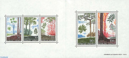 Gabon 1967 Trees S/s, Mint NH, Nature - Trees & Forests - Ungebraucht
