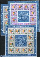 Ghana 1965 Quiet Sun Year 3 S/s, Mint NH, Science - Transport - Astronomy - Space Exploration - Astrología