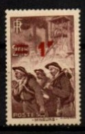 FRANCE    -   1940  .  Y&T N° 489 * .  Mineurs - Unused Stamps