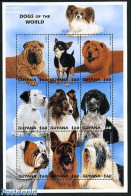 Guyana 1997 Dogs 9v M/s, Mint NH, Nature - Dogs - Guyane (1966-...)