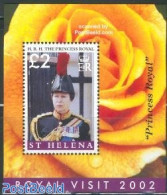 Saint Helena 2002 Royal Visit S/s, Mint NH, History - Kings & Queens (Royalty) - Königshäuser, Adel