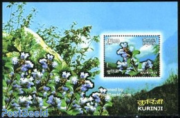 India 2006 Flower, Kurinji S/s, Mint NH, Nature - Flowers & Plants - Ungebraucht