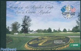 Ireland 2005 Ryder Cup Prestige Booklet, Mint NH, Sport - Golf - Sport (other And Mixed) - Stamp Booklets - Unused Stamps