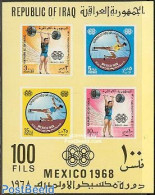 Iraq 1969 Olympic Games S/s, Mint NH, Sport - Athletics - Olympic Games - Weightlifting - Athletics