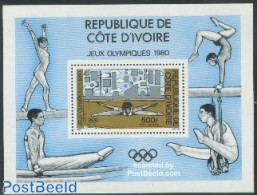 Ivory Coast 1980 Olympic Games Moscow S/S, Mint NH, Sport - Gymnastics - Olympic Games - Unused Stamps