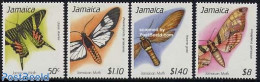 Jamaica 1991 Moth 4v, Mint NH, Nature - Butterflies - Insects - Jamaique (1962-...)