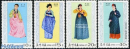 Korea, North 1977 Costumes 4v, Mint NH, Various - Costumes - Kostums