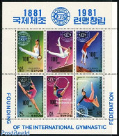 Korea, North 1981 F.I.G. 6v M/s, Mint NH, Sport - Gymnastics - Sport (other And Mixed) - Gymnastiek