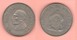 Honduras 50 Centavos 1990 Nickel Coin Indios Soth America - Honduras