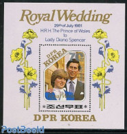 Korea, North 1981 Charles & Diana Wedding S/s, Mint NH, History - Charles & Diana - Kings & Queens (Royalty) - Koniklijke Families