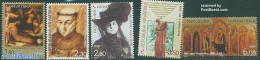 Croatia 2000 Mixed Issue 5v, Mint NH, Performance Art - Religion - Theatre - Religion - Art - Authors - Books - Painti.. - Teatro