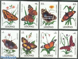 Lesotho 1990 Butterflies 8v, Mint NH, Nature - Butterflies - Lesotho (1966-...)