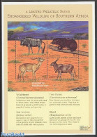 Lesotho 2000 Stamp Show, Animals 4v M/s, Mint NH, Nature - Animals (others & Mixed) - Lesotho (1966-...)