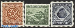 Liechtenstein 1953 National Museum 3v, Mint NH, History - Archaeology - Art - Museums - Unused Stamps