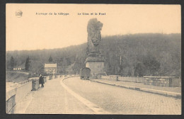 Gileppe (Barrage) Belgique - C.P.A.  Le Lion Et Le Pont - Par Legia - Gileppe (Stuwdam)