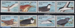 Maldives 1990 Sea Birds 8v, Mint NH, Nature - Birds - Maldivas (1965-...)