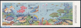 Marshall Islands 1993 Coral Reef 7v In Booklet, Mint NH, Nature - Fish - Stamp Booklets - Peces