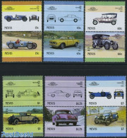 Nevis 1986 Automobiles 6x2v [:] (Alfa Romeo,Pierce-arrow,, Mint NH, Transport - Automobiles - Cars