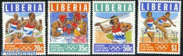 Liberia 1996 Modern Olympics 4v, Mint NH, Sport - Athletics - Boxing - Olympic Games - Atletismo
