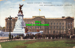 R588618 Queen Victoria Memorial And Buckingham Palace. London. Valentines Valesq - Sonstige & Ohne Zuordnung