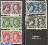 Luxemburg 1927 Philatelic Exposition 5v, Mint NH, History - Kings & Queens (Royalty) - Philately - Ungebraucht