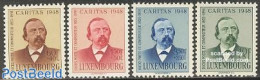 Luxemburg 1948 Caritas, Dicks 4v, Mint NH, Performance Art - Music - Art - Authors - Nuovi