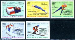 Madagascar 1976 Olympic Winter Winners 5v Imperforated, Mint NH, Sport - (Bob) Sleigh Sports - Olympic Winter Games - .. - Winter (Varia)