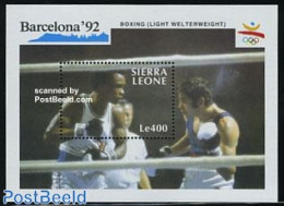 Sierra Leone 1990 Olympic Games, Boxing S/s, Mint NH, Sport - Boxing - Olympic Games - Boxe