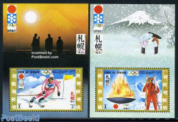 Umm Al-Quwain 1971 Olympic Winter Games 2 S/s, Mint NH, Sport - Olympic Winter Games - Skiing - Sci