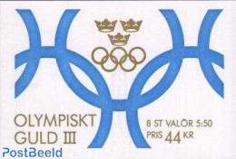 Sweden 1992 Olympic Games Booklet, Mint NH, Sport - Cycling - Olympic Games - Swimming - Stamp Booklets - Ongebruikt