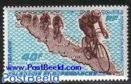 New Caledonia 1970 Cycling Tour 1v, Mint NH, Sport - Various - Cycling - Maps - Neufs