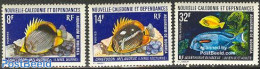 New Caledonia 1973 Noumea Aquarium 3v, Mint NH, Nature - Fish - Ongebruikt