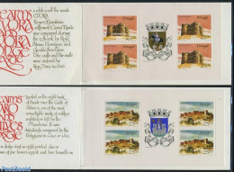 Portugal 1987 Castles, 2 Booklets, Mint NH, Stamp Booklets - Art - Castles & Fortifications - Nuevos