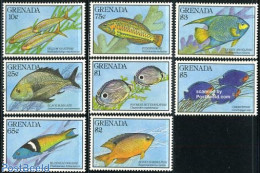 Grenada 1990 Fish 8v, Mint NH, Nature - Fish - Fische