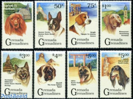 Grenada Grenadines 1993 Dogs Of The World 8v, Mint NH, Nature - Dogs - Grenade (1974-...)