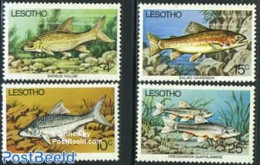 Lesotho 1977 Fish 4v, Mint NH, Nature - Fish - Peces