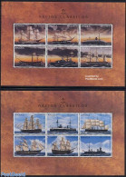 Angola 1996 Ships 2x6v M/s, Mint NH, Transport - Ships And Boats - Barcos