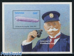 Tanzania 1992 Zeppelin S/s, Mint NH, Transport - Zeppelins - Zeppeline