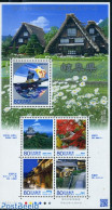 Japan 2010 Local Government Gifu S/s, Mint NH, Nature - Transport - Various - Birds - Fish - Fishing - Ships And Boats.. - Ongebruikt