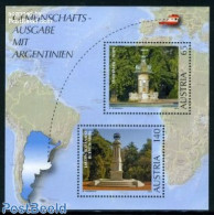 Austria 2010 Joint Issue Argentina S/s, Mint NH, Various - Joint Issues - Maps - Art - Sculpture - Nuovi
